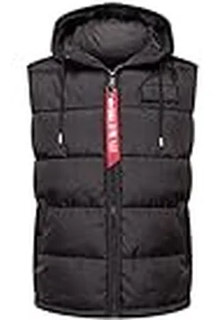 Alpha Industries Chaleco con capucha FD para hombre