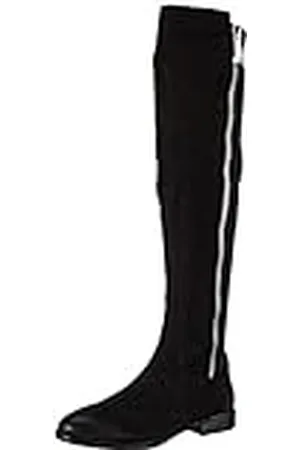 Aldo Dyna, Botas de Estar por casa Mujer, Negro-Schwarz (Black Nubuck 93), 35