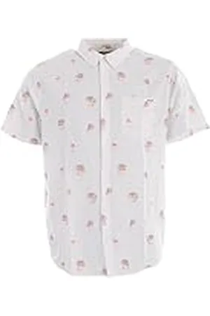 Hurley One & Only-Tejido de Manga Corta con Estampado elástico Camisa, , M para Hombre