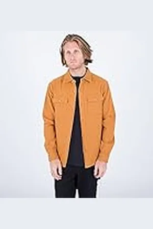 Hurley Santa Cruz Sarga Franela LS Camisa, , L para Hombre