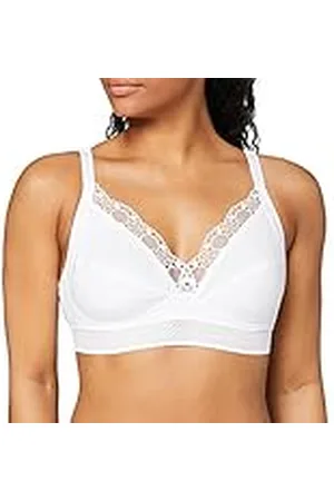 Playtex Bra Woman Feel Good Support Organic Cotton Non-Wire Bra x1, , 85D