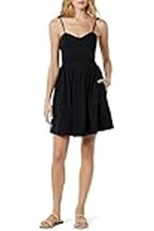 THE DROP Perla Shaped Waist Mini Dress Vestidos, , M