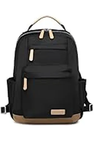 MISS LULÙ Mochila para Mujeres para Portátil de 13 Pulgadas, Mochila Impermeable para Universidad, Trabajo y Viajes