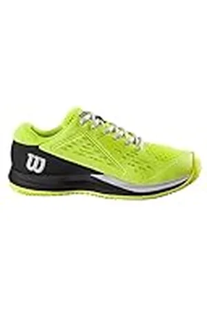 Wilson Rush Pro Ace Jr, Sneaker, Safety Yellow/Black/White, 35 1/3 EU