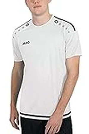 Jako Camiseta para Hombre Striker 2.0 Ka, Hombre, Camiseta, 4219, Blanco/Negro, 4XL