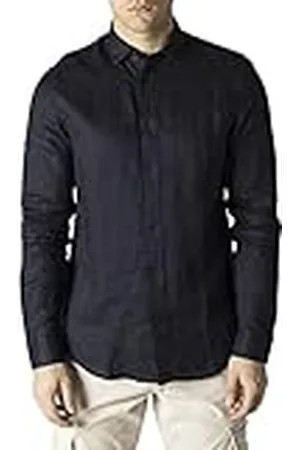 Armani Exchange Regular, Sur Ton Embroidered Logo Camisa, , M para Hombre