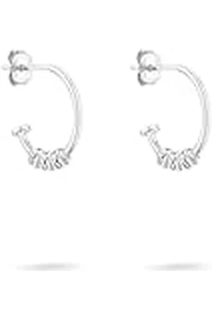 Tamaris Pendientes de aro con bolas TJ-0546-E-15 925, 1,5 cm, , Sin piedra preciosa