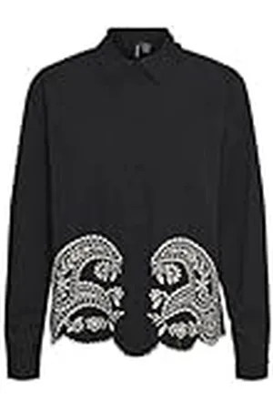 VERO MODA Vmbetine LS Camiseta Wvn Blusa de Manga Larga, , M Mujeres
