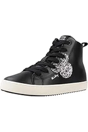 Geox J Kalispera Girl D, Zapatillas para Niñas, Black, 27 EU