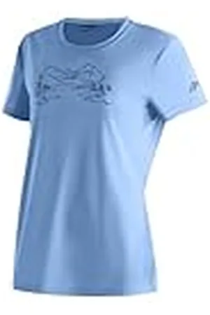 Maier Sports Wilma Print - Camiseta de Manga Corta para Mujer, diseño Estampado