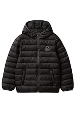 Benetton Giubbotto 2twdcn025 Chaqueta, , 122 cm para Niños