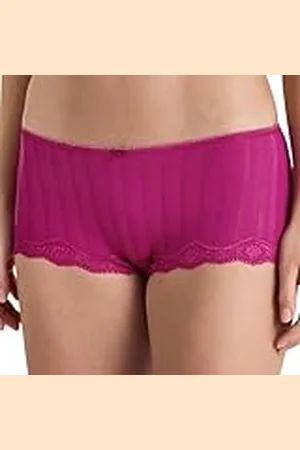 Calida Etude Toujours Braguita, Talle bajo Mujer, de algodón Supima, Fino cordón de Aguja