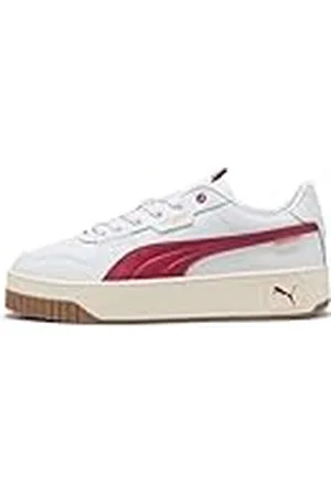 PUMA Carina Street Lux, Zapatillas de Deporte Mujer, White Port Gold, 42.5 EU