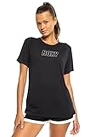 Roxy Top de Punto de Manga Corta Everyday Flow tee Negro L