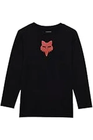 Fox Racing Camiseta Unisex de Manga Larga para jóvenes Fox Junior Heritage Black YL, L