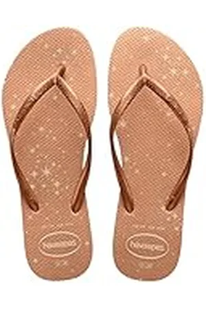 Havaianas Slim Gloss, Chanclas Elegantes, Duraderas y Versátiles, Con un Toque de Brillo, Suela Antideslizante, Mujer