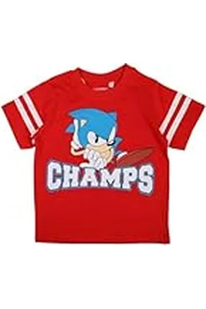 Disney Camiseta de Manga Corta niño Sonic T-Shirt, , 4 años Unisex Kids