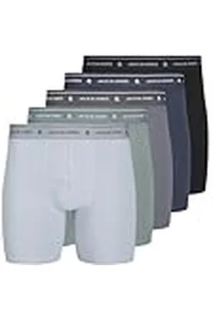 JACK & JONES Solid Briefs 5 Pack Jacwyatt-Calzoncillos Tipo bóxer (5 Unidades), , M (Pack de 5) Hombres
