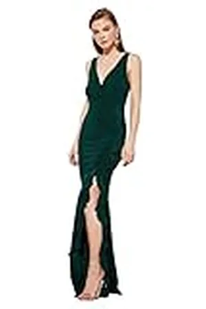 Trendyol Women Knit Evening Dress Mujer Glam Maxi Mermaid Regular Fit Vestido de Noche de Punto, , 38