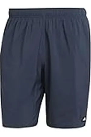 adidas Hombre Solid CLX Classic-Length Swim Shorts, , M