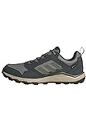 adidas Tracerocker 2.0 Gore-Tex Trail Running Shoes, Zapatillas Hombre, Solid Grey/Olive Strata/Carbon, 40 EU