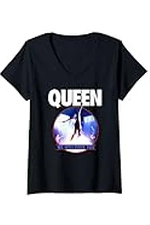 Queen Oficial We Will Rock You Camiseta Cuello V