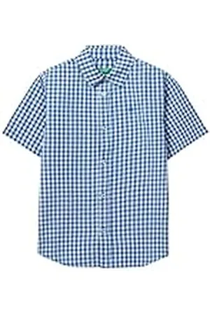 Benetton Camicia 5eigcq02y Camisa, , 130 cm para Niños