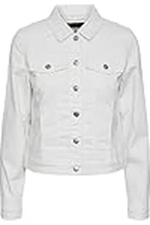 Pieces® Pcoia LS Dnm Chaqueta Bwhi Noos CP BC Jean, , XL para Mujer