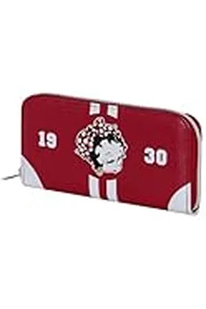 Betty Boop Varsity-Billetero Essential, Burdeos, 19 x 10 cm