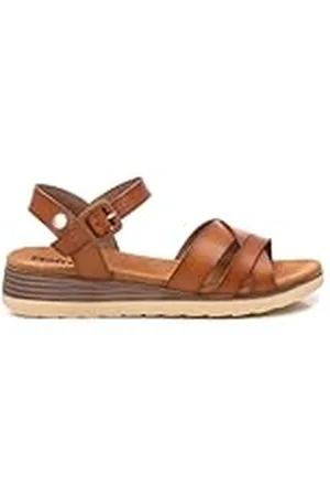Refresh Sandalia Mujer Camel - Calzado Cómodo y Versátil - Moda casual - Modelo 17267302 (Talla 41)
