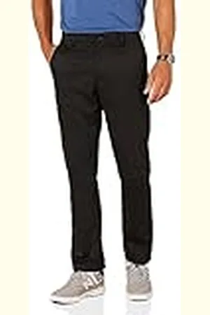Amazon Pantalón de Golf Elástico de Ajuste Recto Hombre, , 34W / 30L