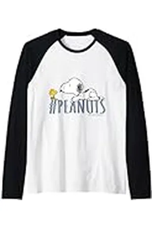 Peanuts Snoopy Woodstock Charakter Camiseta Manga Raglan
