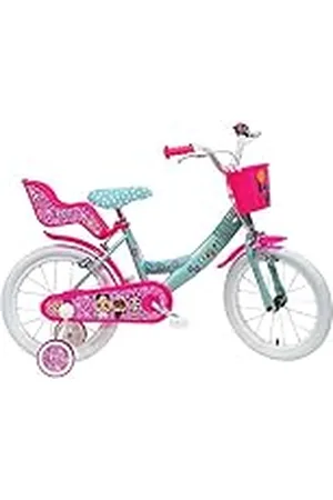Denver Lol - Bicicleta para niños, 16" Pulgadas, Acero Rosa, Turquesa, Blanco