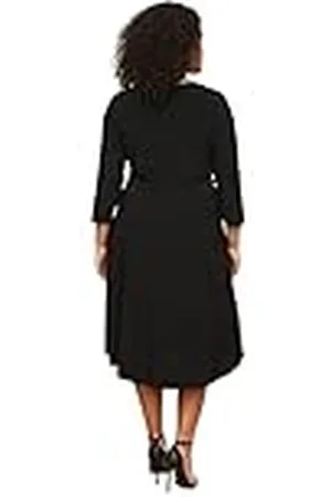 Trendyol Midi A-Line Regular Plus Size Dress Vestidos, , 3XL De Las Mujeres
