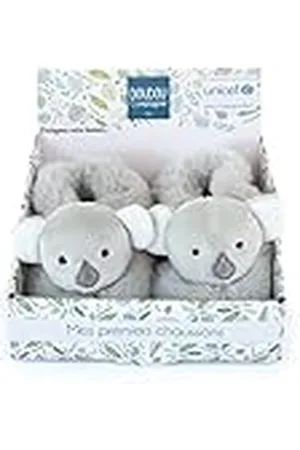 Doudou et Compagnie – Zapatillas – 0-6 meses – Gris – Idea de regalo de nacimiento – Baby & Moi– Unicef – DC3997
