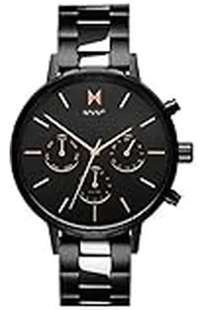MVMT Reloj Analógico de Cuarzo para Mujer con Correa en Acero Inoxidable Negro - D-FC01-BL