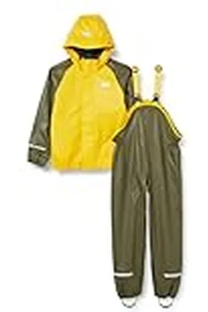 Helly Hansen K Bergen Fleece Pu Rainset 2.0, Pantalones De Senderismo Unisex Niños, (Green), 8