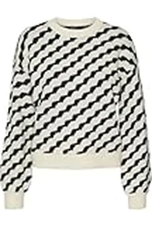 VERO MODA Vmlara LS O-Neck Jersey Ga Boo Rep Punto, , M para Mujer