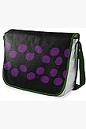 Bonamaison Bolso escolar de mensajero impreso digitalmente con correa caqui para estudiantes, bolsa cruzada, bolsa de mensajero, bolsa de hombro para la escuela, vuelta a la escuela, tamaño: 29 x 36