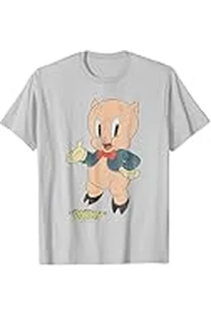 LOONEY TUNES Porky Distressed Camiseta