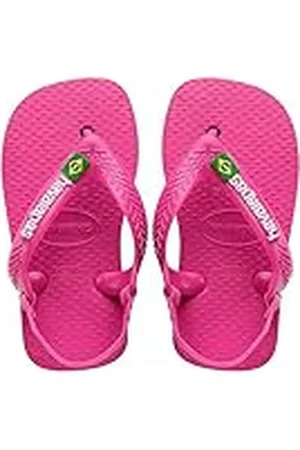 Havaianas Baby Brasil Logo II, Sandalias Unisex Bebé, Rose Gum/Rose Gum, 23/24