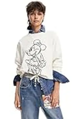 Desigual Jersey de Punto Plano para Mujer Sudadera, , M