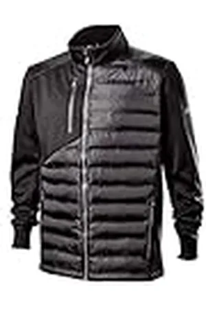 Wilson Staff Hombre Chaqueta de golf, Acolchada, STAFF PADDED JACKET, Poliéster, Negro, Talla L, WGA700715LG