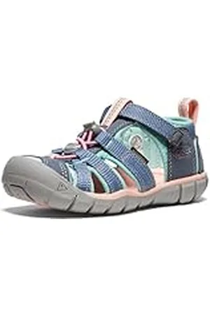 Keen Seacamp 2 Cnx, Sandalias para Unisex niños, Azul (Flint Stone/Ocean Wave), 37 EU