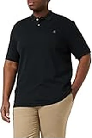 Marc O’ Polo Marc OߴPolo Hombre Polo de manga corta de algodón orgánico Regular fit, (Black), L