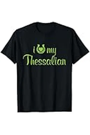 Hip Entrenador de equitación I Love My Thessalian Horse Equestrian Show Camiseta