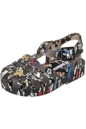 Melissa Mini Possession Print + Mickey and Friends BB, Sandalias Planas, , 27 EU