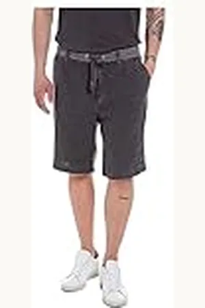 Replay M9928 Pantalones Cortos, 391 Gris Oscuro, 27W para Hombre