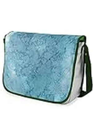 Bonamaison Bolso escolar de mensajero impreso digitalmente con correa caqui para estudiantes, bolsa cruzada, bolsa de mensajero, bolsa de hombro para la escuela, vuelta a la escuela, tamaño: 29 x 36