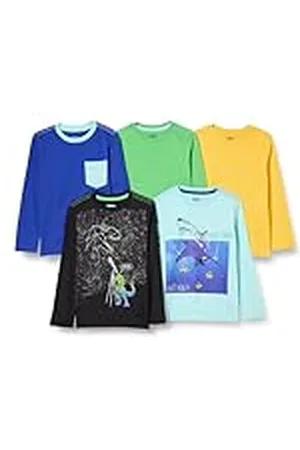 Amazon Camisetas Manga Larga Niño, Pack de 5, , 2 años